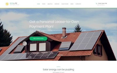 Tema WordPress Responsive #60051 "Eco Life - Environment & Ecology"