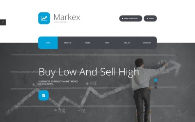 Template Joomla Responsive #60025 "Markex"