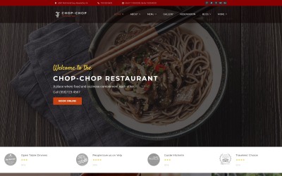 Chop-Chop - Asian Restaurant WordPress Theme
