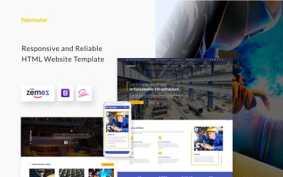 Gyártó - Ipari vállalat HTML5-sablonja