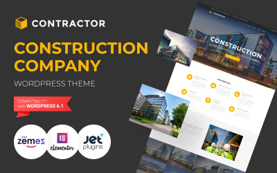 Aannemer - Architectuur- en constructiebedrijf WordPress Elementor Theme