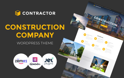 Contractor - Architecture &amp;amp; Construction Company WordPress Elementor Theme