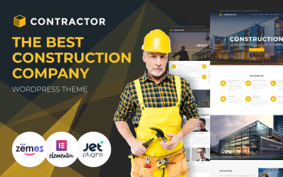 Contractor - Architecture &amp;amp; Construction Company WordPress Elementor