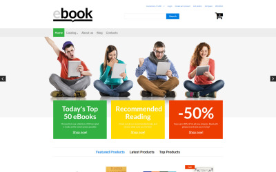 "ebook" thème VirtueMart #61196