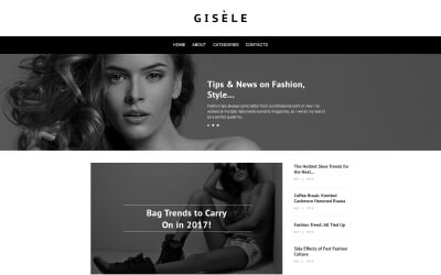Gisele - Fashion &amp; Lifestyle Blog WordPress Theme