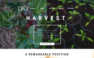 Harvest - Modello Joomla dell&amp;#39;azienda agricola