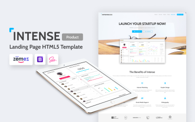 Landing Page-Vorlage für Webentwickler