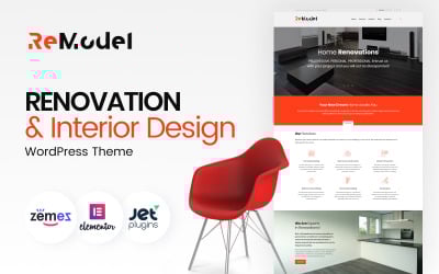 Remodel - Renovation & Interior Design Theme WordPress