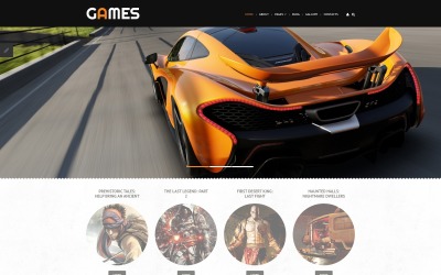 Responsywny szablon Joomla Games #61139