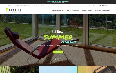 Responsywny szablon Magento Furnitex - Furniture Responsive #61190