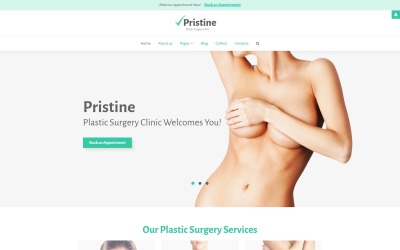 Šablona Joomla kliniky plastické chirurgie