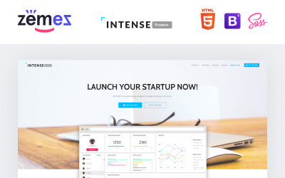 Template di Landing Page Responsive #61144 "Web Developer"