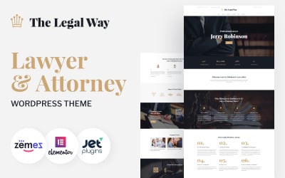 The Legal Way - Lawyer &amp;amp; Attorney WordPress Theme