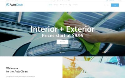 AutoClean - Car Wash &amp; Car Repair WordPress Theme