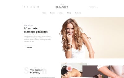 Beauty Salon Moto CMS HTML Template