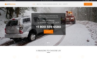 CityMotors - Auto Towing Company WordPress-thema