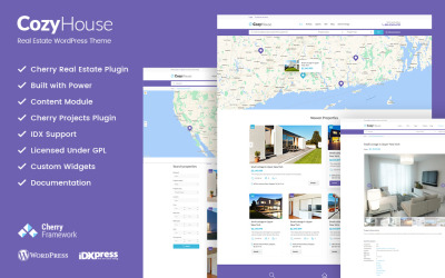 CozyHouse - Real Estate Premium WordPress Theme