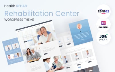 Health Rehab – WordPress-Theme für Physiotherapie- und Rehabilitationszentren