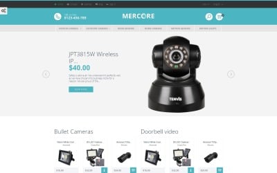 Mercore - Biztonsági felszerelések áruháza PrestaShop téma