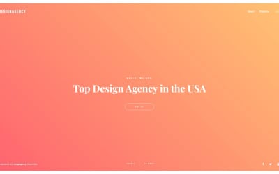 Modelo de site de múltiplas páginas responsivo para agências de design
