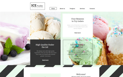Premium Dondurma Moto Cms Html #61296