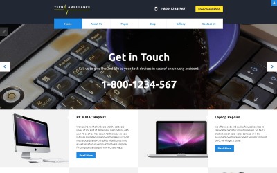 Responsywny szablon Joomla #61255 na temat: serwis telefonów komórkowych