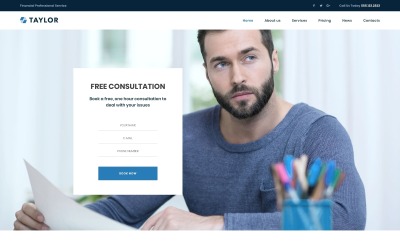 Taylor - Šablona WordPressu pro finanční účetnictví