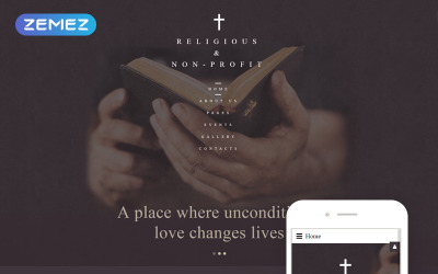 Template Joomla Responsive #61261 "Christian Church - Religious & Non-Profit"
