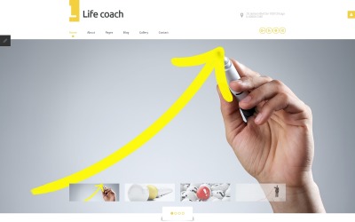 Адаптивний шаблон Joomla Life Coach