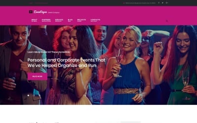 Eventique - events company WordPress Theme