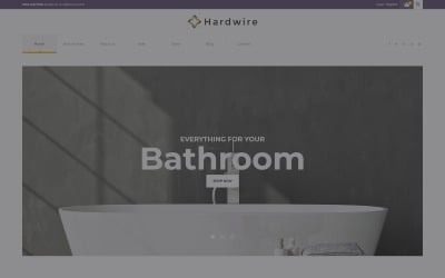 Hardwire - Tema WooCommerce responsivo para loja de ferragens domésticas
