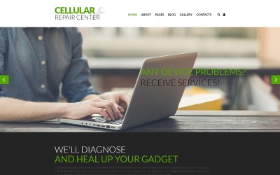 Plantilla Joomla Responsive para Sitio de Reparación de móviles #61368