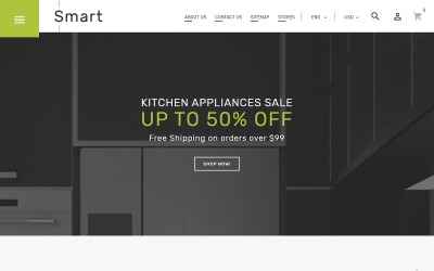 Reszponzív Smart - Gadgets & Electronics PrestaShop Theme PrestaShop sablon 61360