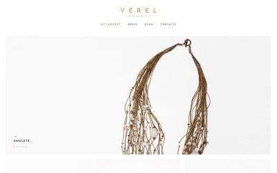Verel - тема WordPress для ювелирных изделий ручной работы