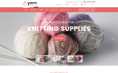 Yarn - Knitting Responsive Shopify Teması