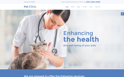 Responsivt Pet Clinic - Vet Medicine Responsive Joomla-mall #61412
