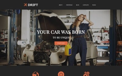 Drift - Autoservice WordPress-thema