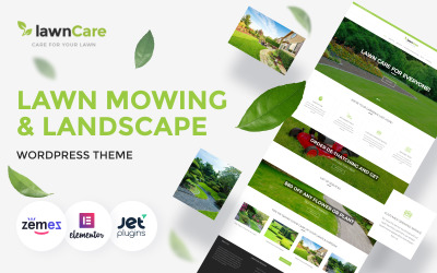 Lawn Care - Gräsklippning och landskap WordPress-tema