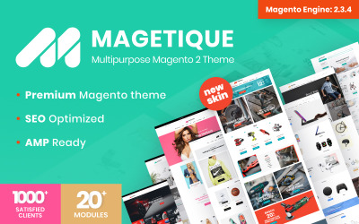 Magetique - AMP-Ready Multipurpose Magento 2 Theme Magento Theme
