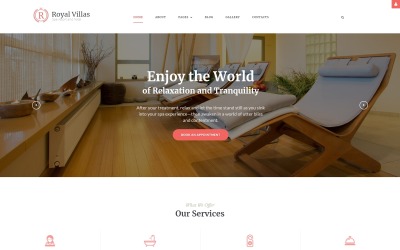 Responsivt Royal Villas - Spa Resort & Hotel Responsive Joomla Template Joomla-mall #62072