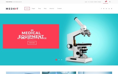 WooCommerce téma MedKit - Medical Equipment