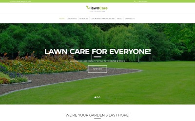 WordPress Theme namens "Rasenpflege - Rasenmähen und Landschaft" #62024