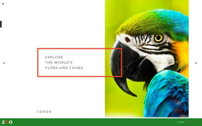 Zoo - Template Joomla responsivo para flora e fauna