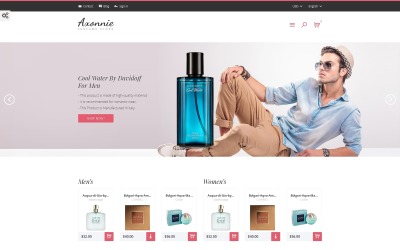 Axonnie - Тема PrestaShop для парфюмерного магазина