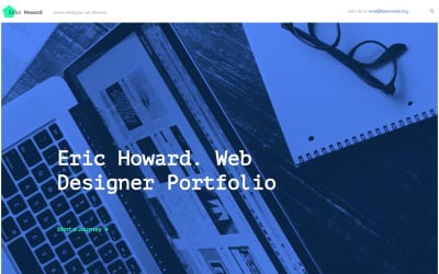 Eric Howard-Web Designer产品组合多页网站模板
