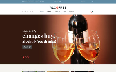 Food & Drink VirtueMart Template VirtueMart sablon 62142