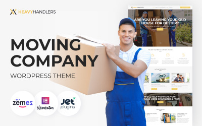 Heavy Handlers - Thème WordPress pour entreprise de transport et de déménagement