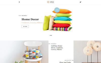 "Home Decor VirtueMart Template" VirtueMart Template №62131