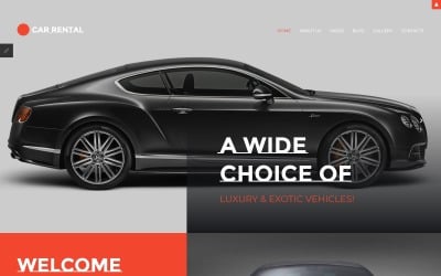 Modello Joomla reattivo per noleggio auto