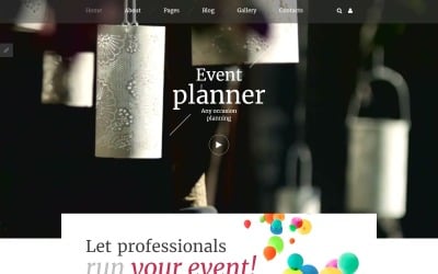 Plantilla Joomla adaptable de Event Planner